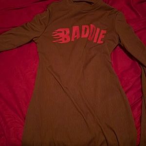 It’s brown it is a size Small